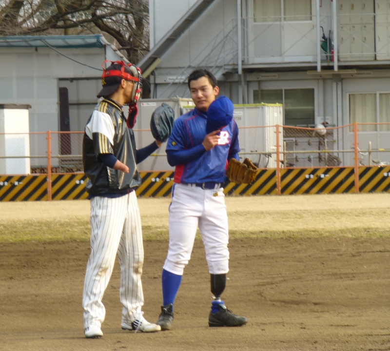 捕手目線と投手目線を織り交ぜて、笠松投手をリードする田中捕手。