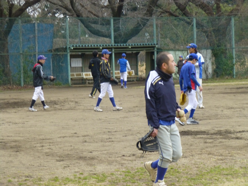練習の合間の動きも、機敏にを意識して。