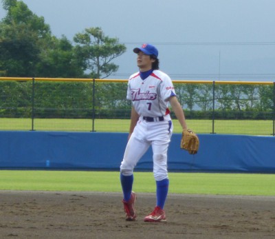 副キャプテン大沼がチームのテンションを高め、内野陣を引き締めた。